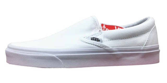 mens white slip on canvas shoes