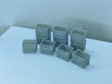 H0 Modellbau Gitterboxen - 10 Stück