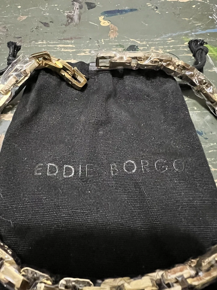 12K Gold Vermeil Chain Link Collar Necklace Nwb Y2k Old Money Chunky - Image 2 of 3