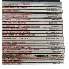 Lot of 26 HORSE MAGAZINES Western Horseman Rodeo News Back Issues Cowboy Rancher