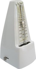 Metronom WEISS, EDEL, mechanisch, Rhythmus, Taktgeber, Piano, Klavier, Gitarre