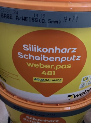 Weber.pas 481 Silikon-Scheibenputz 