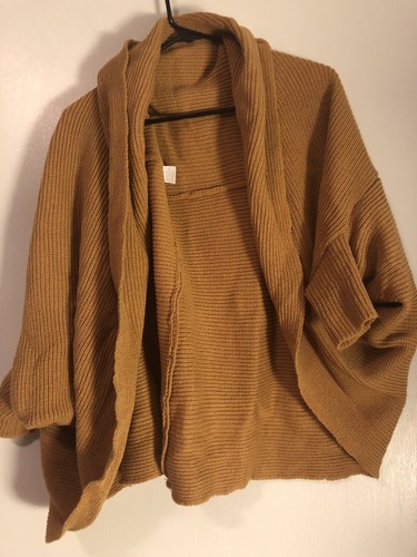 SheIn Oversized Yellow Shawl Collar 