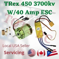 F2835 3700 - 4000KV Motor With 40Amp ESC For ALIGN TREX /Clone T-rex 450 rc heli