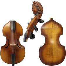 Baroque Style song 7 strings 27" viola da gamba,carving Angel scroll, Good tone