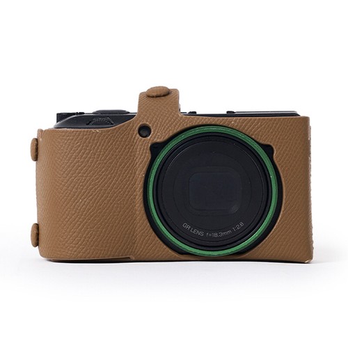 Handmade Genuine Leather Camera Cases Portable Bags Cover Fit For Ricoh GR3/GR3X - Picture 19 of 48