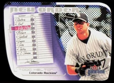 2001 Fleer Game Time New Order Todd Helton Colorado Rockies #10NO
