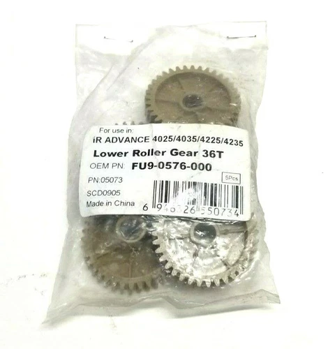 5Pcs Inférieur Rouleau Gear 36T FU9-0576-000 Compatible Avec Canon Adv 4045 4051