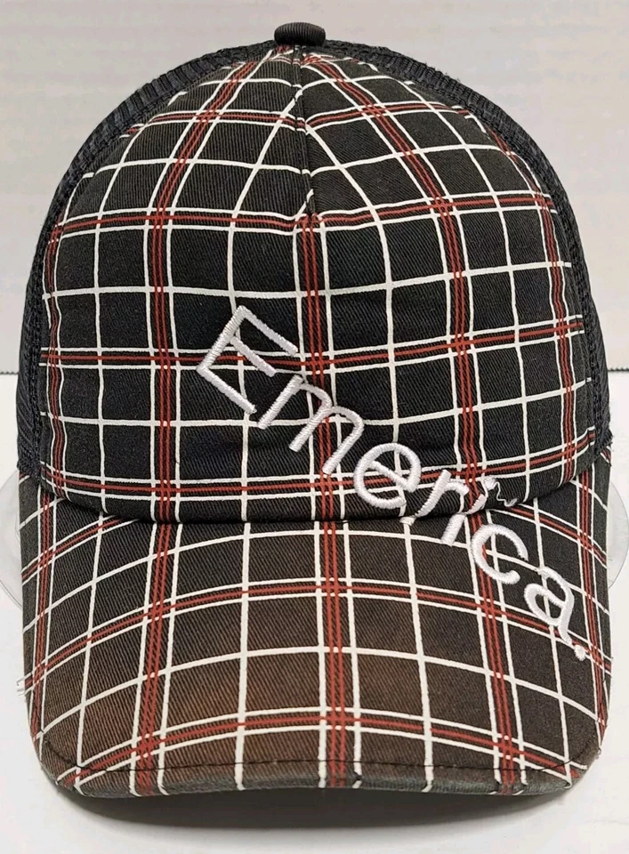 Emerica *Muestra* Malla a Cuadros Gorra de Camionero Snapback Gorra Patinador Skateboarding OSFM Foto 2 de 4