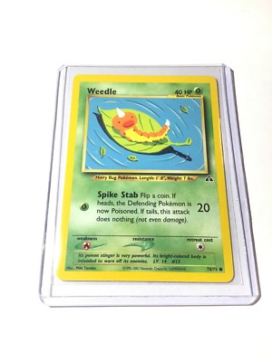 WEEDLE - Neo Discovery Set - 70/75 - Common - Pokemon Card - Unlimited - NM