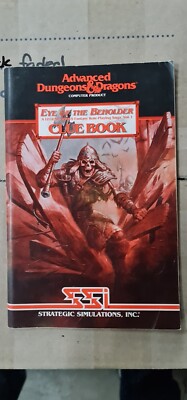 Eye of the Beholder Clue Book - some wear