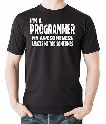 Gift For Programmer T-Shirt I Am A Programmer Tee Shirt Funny Cool Shirt