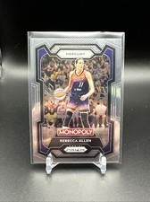 2024 Panini WNBA Monopoly Prizm Basketball Rebecca Allen BAse #18 Mercury card