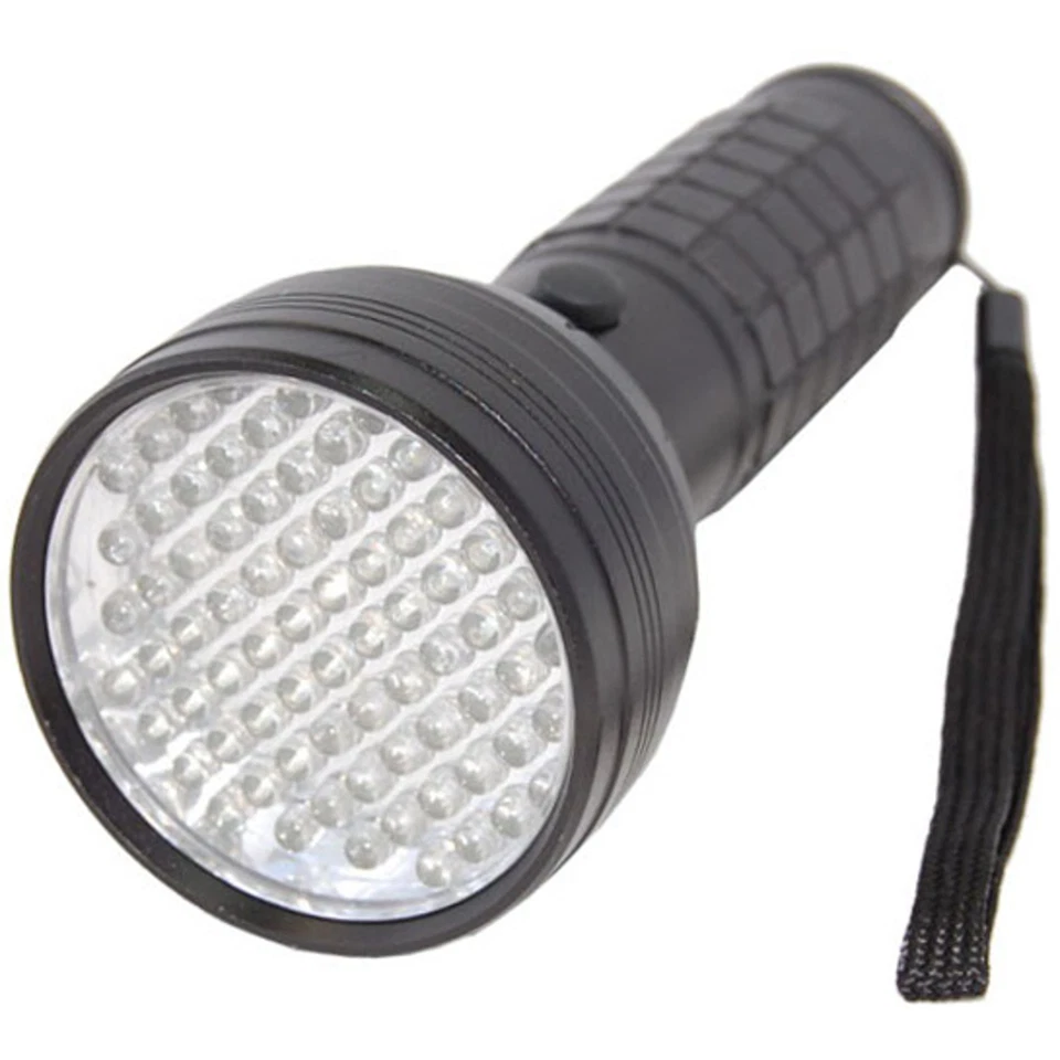 Linterna HQRP Profesional De 76 LED Ultra Violeta Con Gafas De Protección UV - Imagen 2 de 4