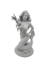 6” Sexy Mermaid Reaching Figurine Mythical Ocean Goddess Statue Home Decor