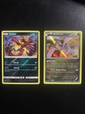 Reshiram 63/108 Holo And Yveltal Reverse Holo 95 Pokemon Cards Lp