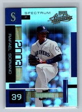 Rafael Soriano 2003 Playoff Absolute Memorabilia SPECTRUM #149 MLB Card /100