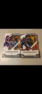 2 Overwatch Ultimates Action Figures - Sombra & Reaper - New In Box