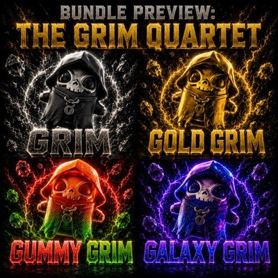 Grim Bundle (Normal, Gold, Gummy ,Galaxy) Sprite in Fortnite (Index)