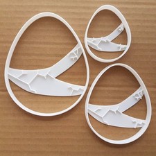 Emporte-Pièce En Forme D'Oeuf De Pâques En Chocolat Fissuré Pour Pâtisserie