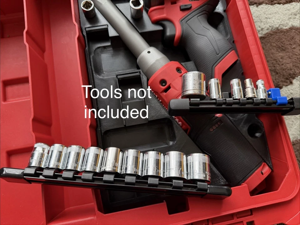 Milwaukee PACKOUT 8430 insert, M12 3/8" Long Ratchet (2569), 1/2 Impact (2563) - Image 2 of 4