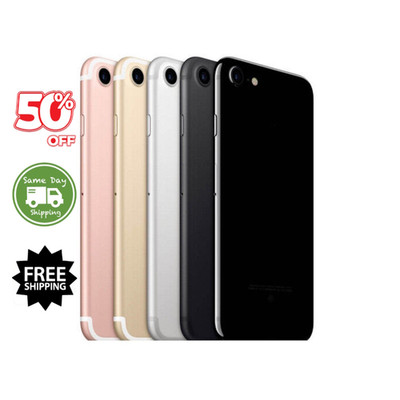 Apple iPhone 7 - Unlocked, Rose Gold Black Red 128GB 32GB Verizon Att