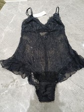 M S BOUTIQUE Linea Lace Body Size 8 BLACK