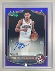 Brayden Burries 2025 Bowman #CPA-BB Purple Refractor Chrome Auto 1st RC /250