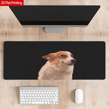 2D Foldable Rubber Desk Mat Animal Print Dog Head Design Office Desk Mat for H