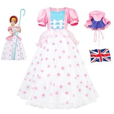 Cosplay Toy Story Buzz Lightyear Bo Peep Princess Dress Hat Halloween Costumes🎃