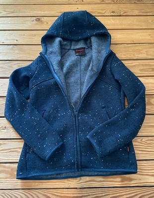 Mammut Women s Full zip Hooded Jacket Size S Navy E5