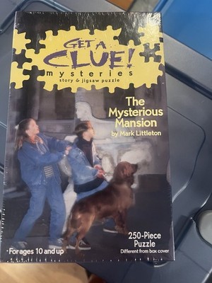 Get A Clue Mysteries Story & Jigsaw The Mysterious Mansion 250pc - SEALED