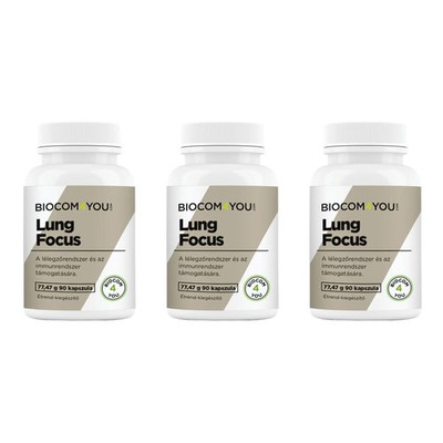 3x Biocom Lung Focus Lung Vitamin 90pcs