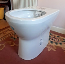 VitrA Integra Back-To-Wall Toilet - 7099-003-0075 White, Rim-ex, Comfort Height