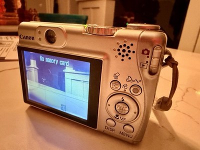 Canon PowerShot A540 6.0MP Digital Camera - Silver for sale online