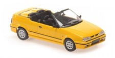 Renault 19 Cabriolet 1992 Yellow 1:43 Diecast Model Car | Minichamps