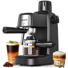 Maquina Para Cafe Expreso Y Capuchino Barista En Casa Rapido En Minutos Calidad