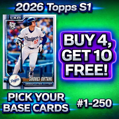 #ad 2026 Topps Series 1 BASE U Pick Singles You Complete Your Set #1 250 🔥💎🔥 $0.99