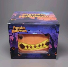 Jumbo HALLOWEEN SQUISHY JACK-O-LANTERN PUMPKIN ORANGE Xtra Large