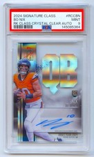 BO NIX 2024 TOPPS SIGNATURE ROOKIE CLASS CRYSTAL CLEAR  AUTO AUTOGRAPH RC PSA 9