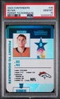 2024 Contenders Bo Nix Denver Broncos Permit To Dominate PSA 10