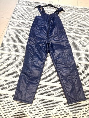 Skilatzhose Skianzug Blau Vintage Größe 50 Unisex Gr. L Top Nylon Skihose