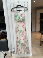 exquisite vintage Malcolm Starr New York Dress inner corset detail - long UK 6