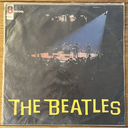 THE BEATLES  65 ' LP - ODEON MOFB 317 - BRAZIL ( POLYTHENE SLEEVE COVER )