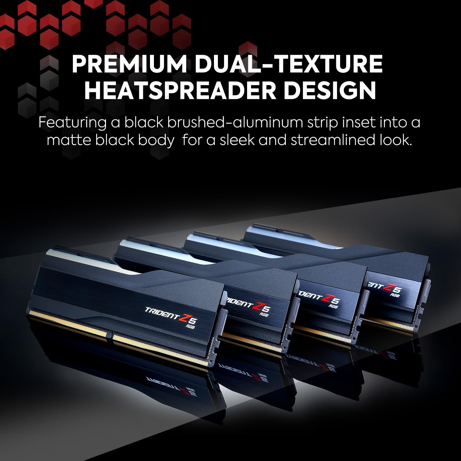 Trident Z5 RGB Series DDR5 RAM (Intel XMP 3.0 & AMD Expo) 32GB (2x16GB) 6000M...