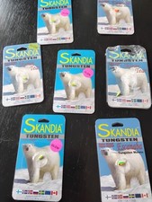 Skandia Tungsten Ice Fishing Jigs Lot Of 7 New