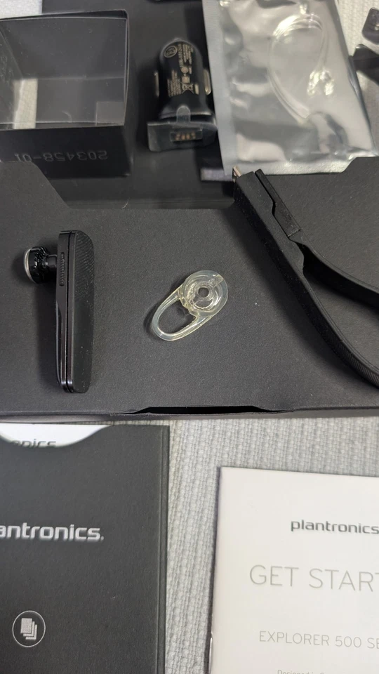 Plantronics Explorer 500 Bluetooth Headset, OVP mit Zubehör - Bild 2 von 4