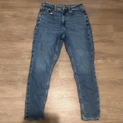 American Eagle Outfitters Women's Blue High Rise Skinny Stretch Jeans
