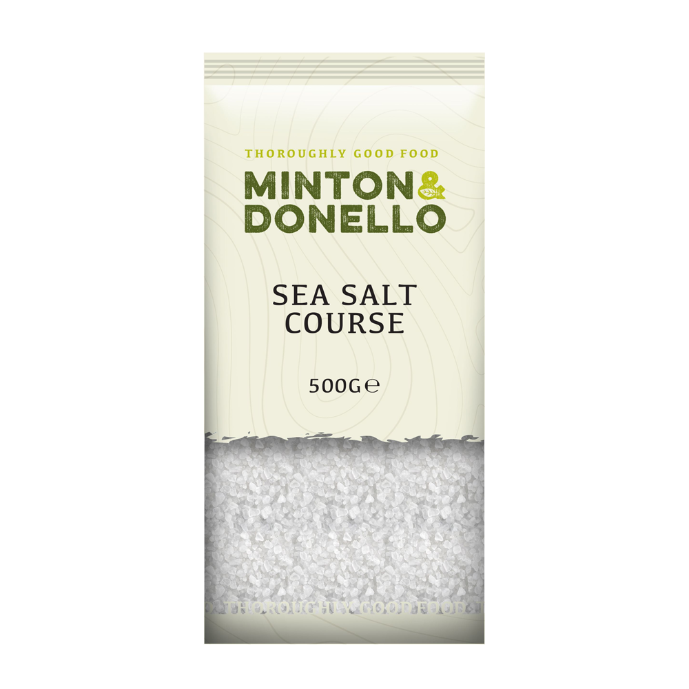 Minton & Donello Coarse Sea Salt 6x500g Natural No Additives