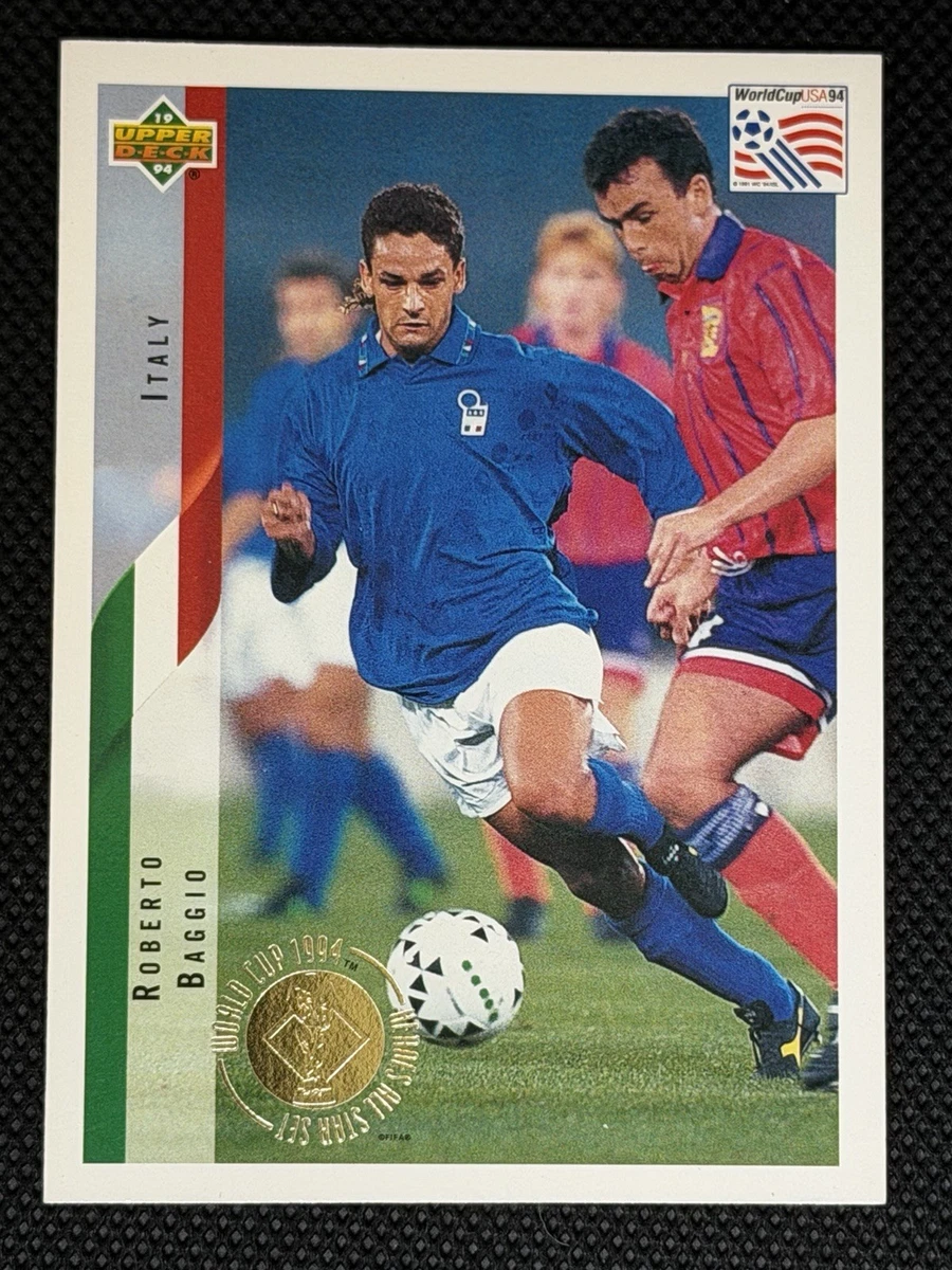 Roberto Baggio Soccer Sports Trading Cards & Accessories for sale